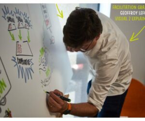 Agences conférencier SCRIBING Geoffroy Lefort facilitateur visuel graphique