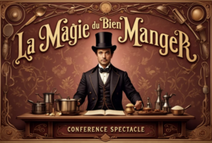 Conférence spectacle Christophe Boisselier Magicien et bien manger Agence conférencier